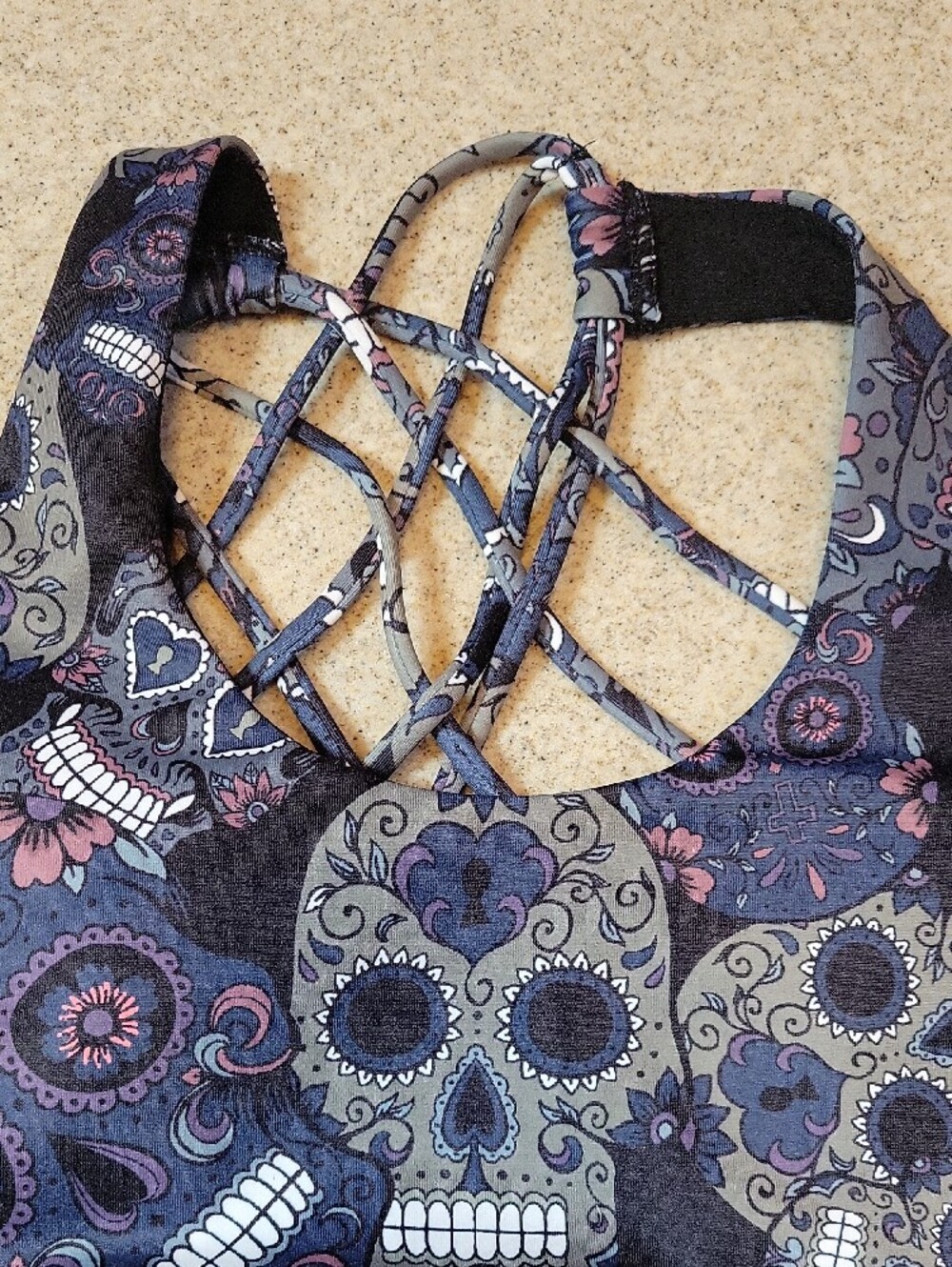 Constantly Varied Gear Sugar Skull Sports Bra Size Small - Picture 9 of 9